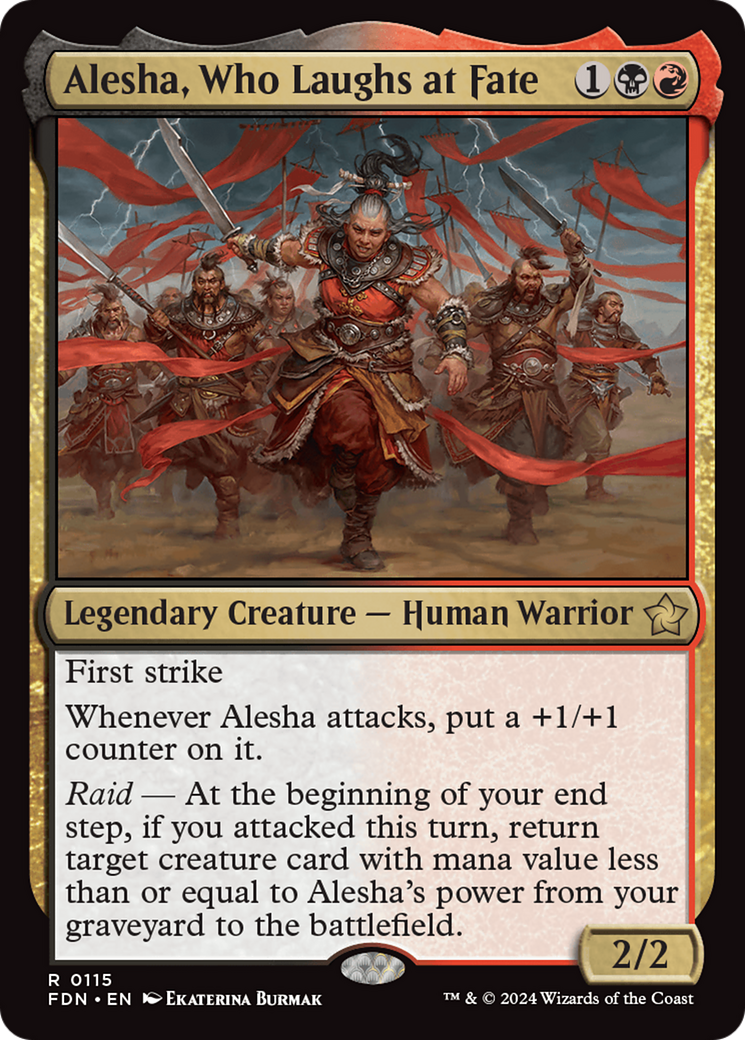 Alesha, Who Laughs at Fate [Foundations] | Mega City Incorporated