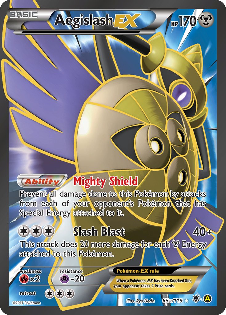 Aegislash EX (65a/119) [Alternate Art Promos] | Mega City Incorporated