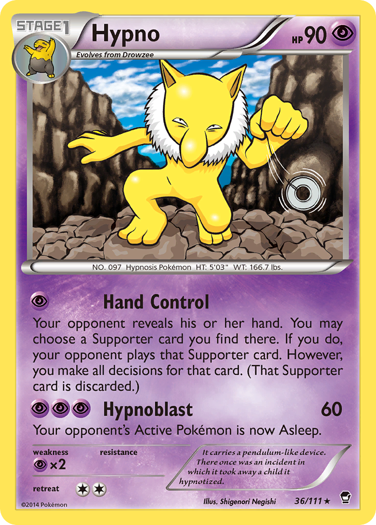 Hypno (36/111) [XY: Furious Fists] | Mega City Incorporated