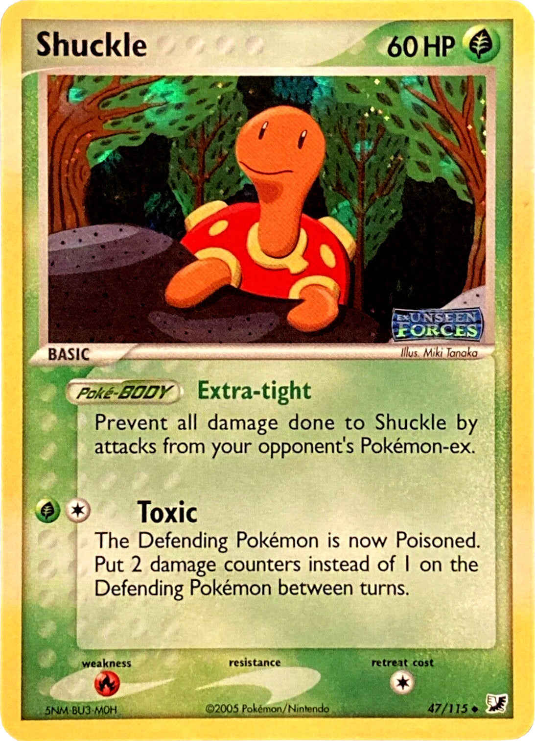 Shuckle (47/115) (Stamped) [EX: Unseen Forces] | Mega City Incorporated