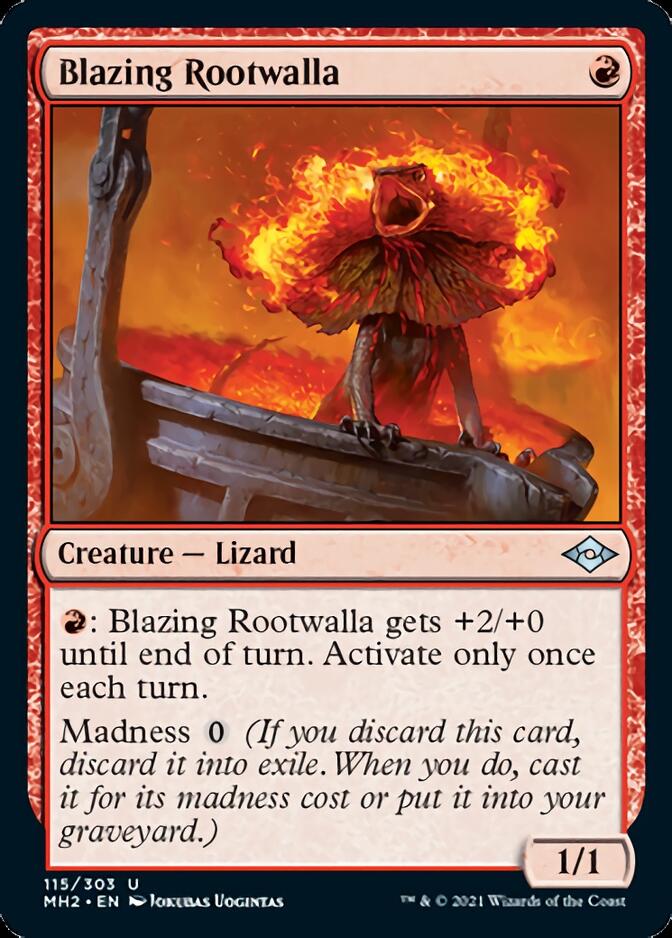 Blazing Rootwalla [Modern Horizons 2] | Mega City Incorporated