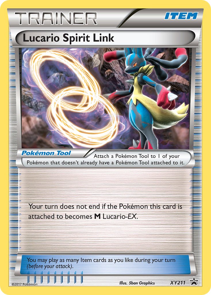 Lucario Spirit Link (XY211) [XY: Black Star Promos] | Mega City Incorporated