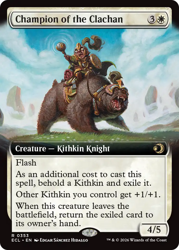 Champion of the Clachan (Extended Art) [Lorwyn Eclipsed] | Mega City Incorporated