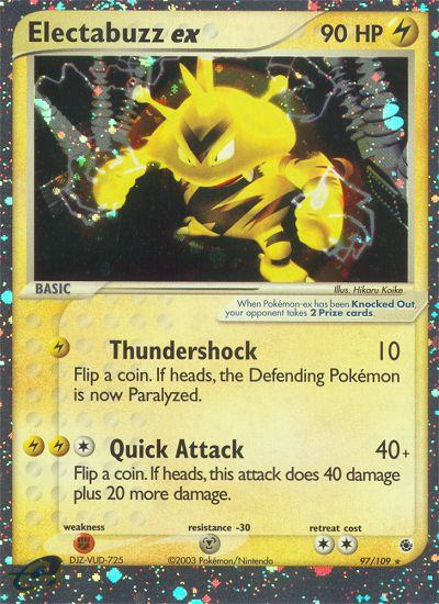 Electabuzz ex (97/109) [EX: Ruby & Sapphire] | Mega City Incorporated