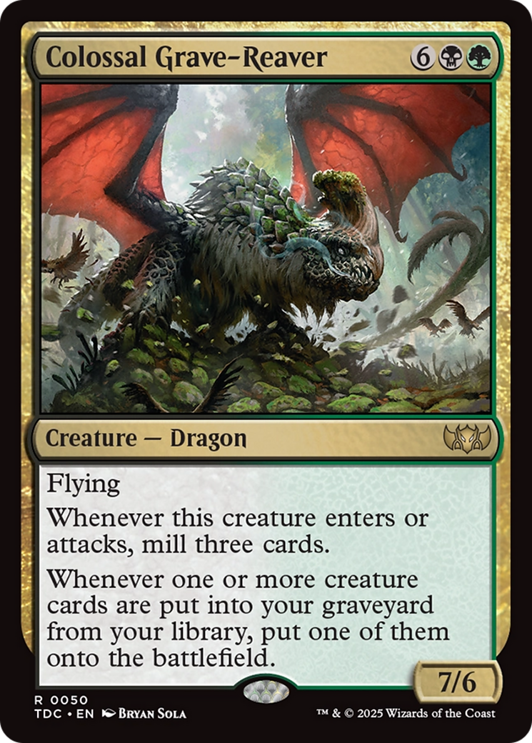 Colossal Grave-Reaver [Tarkir: Dragonstorm Commander] | Mega City Incorporated