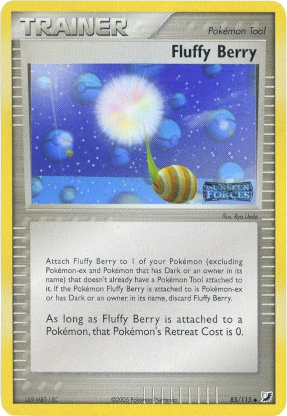 Fluffy Berry (85/115) (Stamped) [EX: Unseen Forces] | Mega City Incorporated