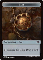 Clue // Beast (0005) Double-Sided Token [Edge of Eternities Commander Tokens] | Mega City Incorporated