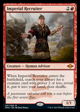 Imperial Recruiter (Foil Etched) [Modern Horizons 2] | Mega City Incorporated