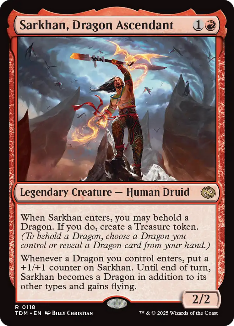 Sarkhan, Dragon Ascendant (118) [Tarkir: Dragonstorm] | Mega City Incorporated