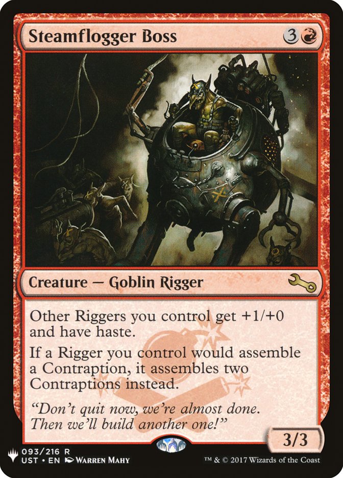 Steamflogger Boss [The List] | Mega City Incorporated