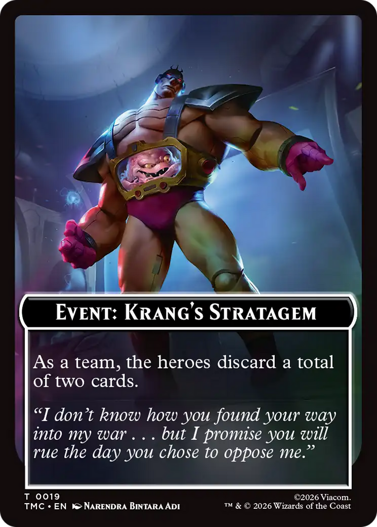 Event: Krang's Stratagem [Teenage Mutant Ninja Turtles Commander Tokens] | Mega City Incorporated