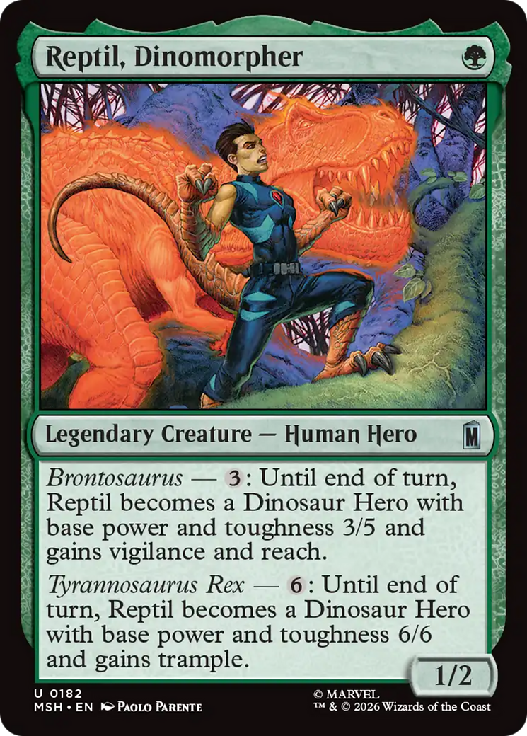 Reptil, Dinomorpher [Marvel Super Heroes] | Mega City Incorporated