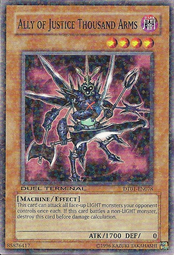 Ally of Justice Thousand Arms [DT01-EN078] Common | Mega City Incorporated