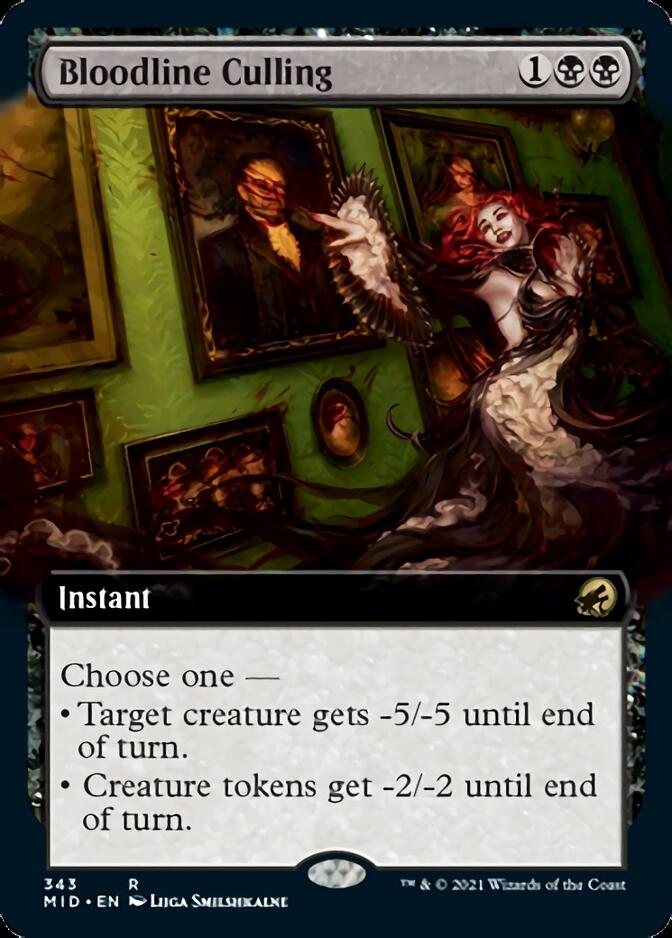 Bloodline Culling (Extended Art) [Innistrad: Midnight Hunt] | Mega City Incorporated