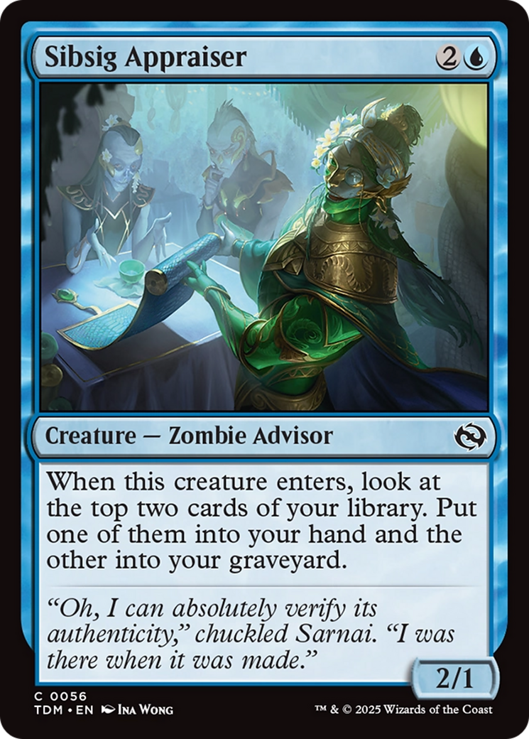 Sibsig Appraiser [Tarkir: Dragonstorm] | Mega City Incorporated