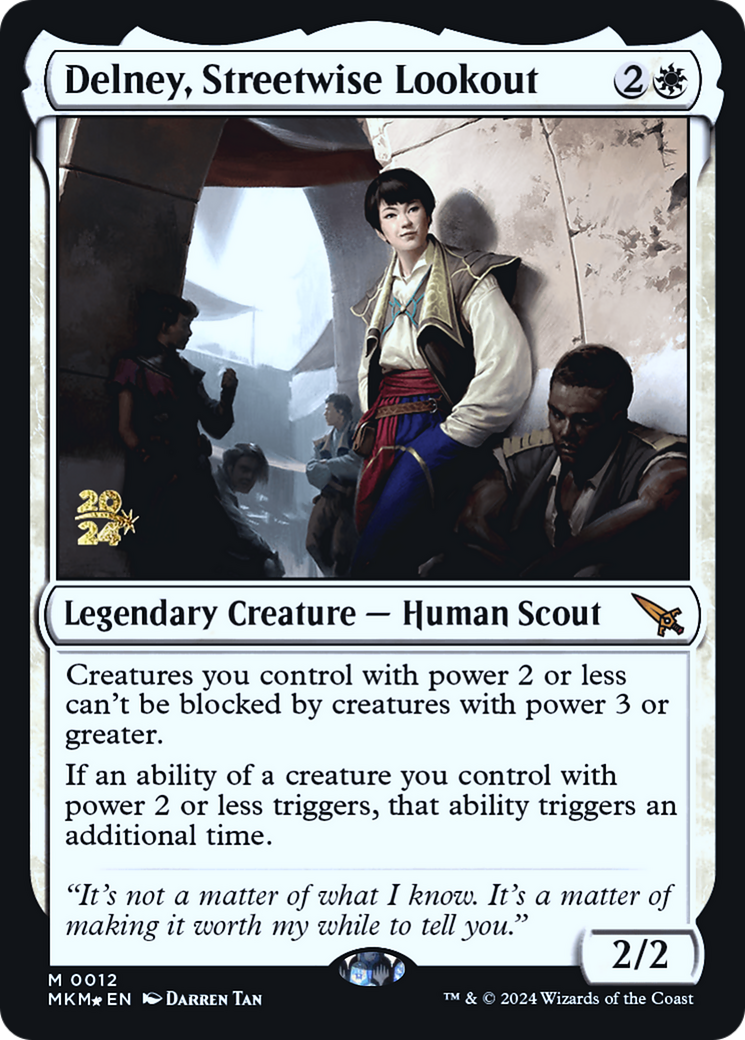 Delney, Streetwise Lookout [Murders at Karlov Manor Prerelease Promos] | Mega City Incorporated