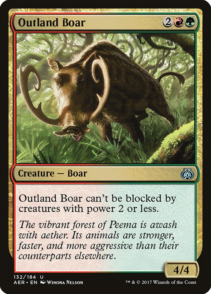 Outland Boar [Aether Revolt] | Mega City Incorporated