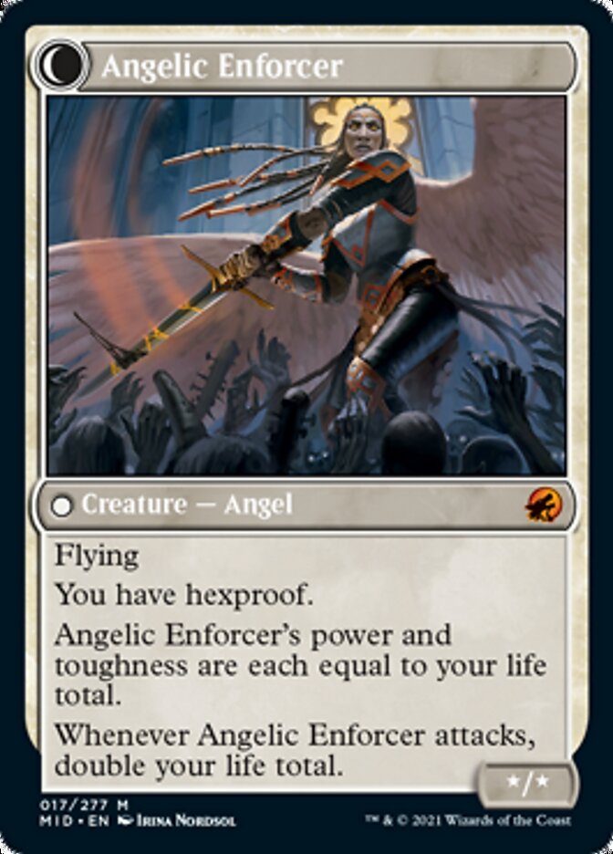 Enduring Angel // Angelic Enforcer [Innistrad: Midnight Hunt] | Mega City Incorporated