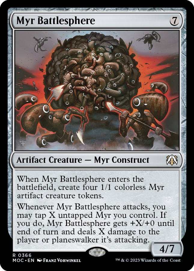 Myr Battlesphere [March of the Machine Commander] | Mega City Incorporated