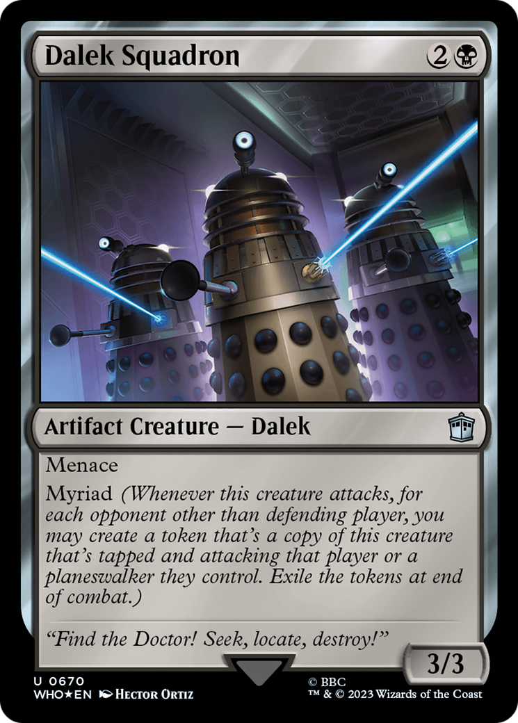 Dalek Squadron (Surge Foil) [Doctor Who] | Mega City Incorporated