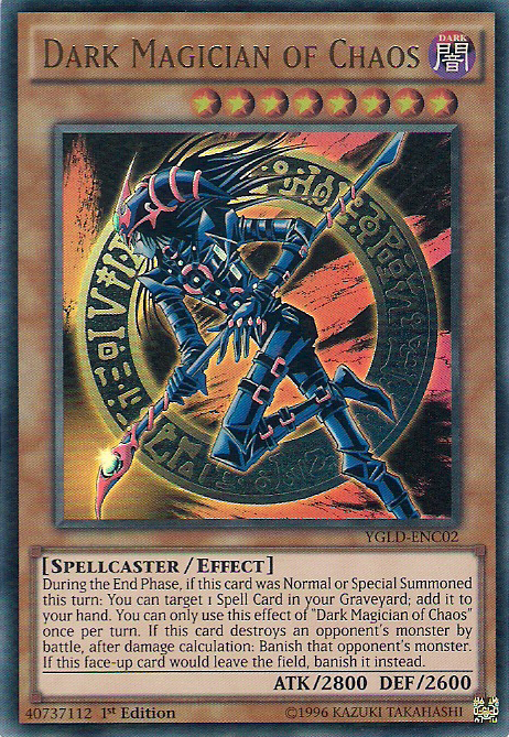 Dark Magician of Chaos [YGLD-ENC02] Ultra Rare | Mega City Incorporated