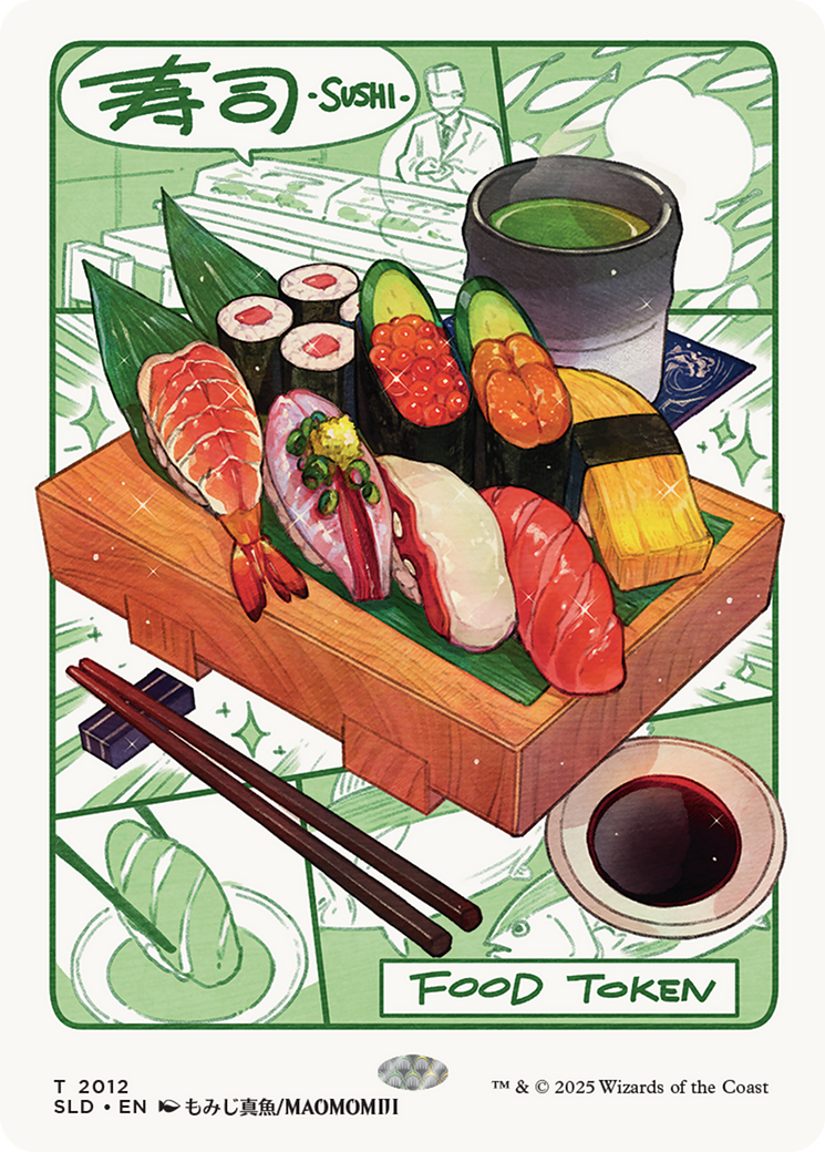 Food Token (2012) (Rainbow Foil) [Secret Lair Drop Series] | Mega City Incorporated