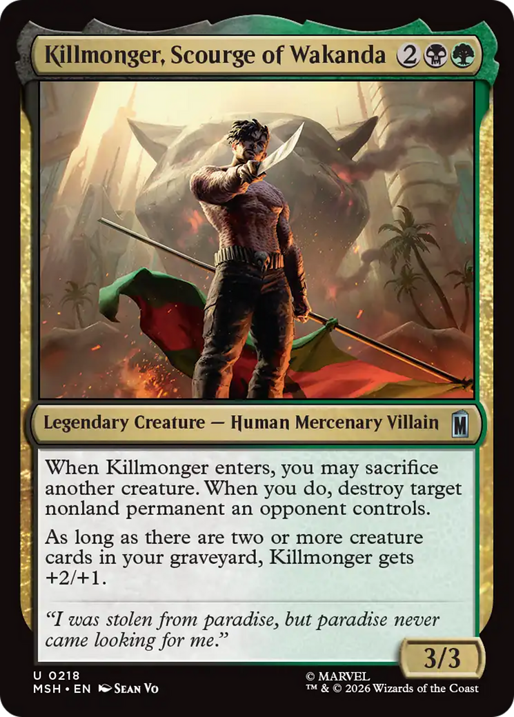 Killmonger, Scourge of Wakanda [Marvel Super Heroes] | Mega City Incorporated