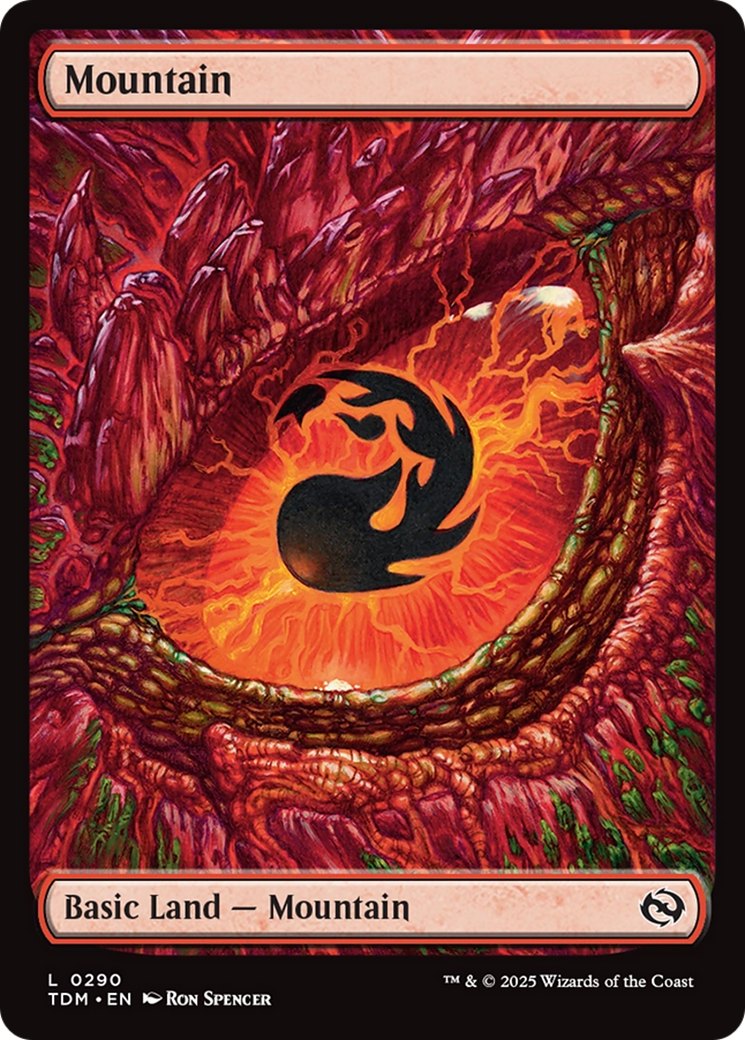 Mountain (0290) [Tarkir: Dragonstorm] | Mega City Incorporated