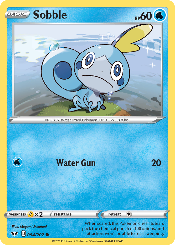 Sobble (054/202) [Sword & Shield: Base Set] | Mega City Incorporated