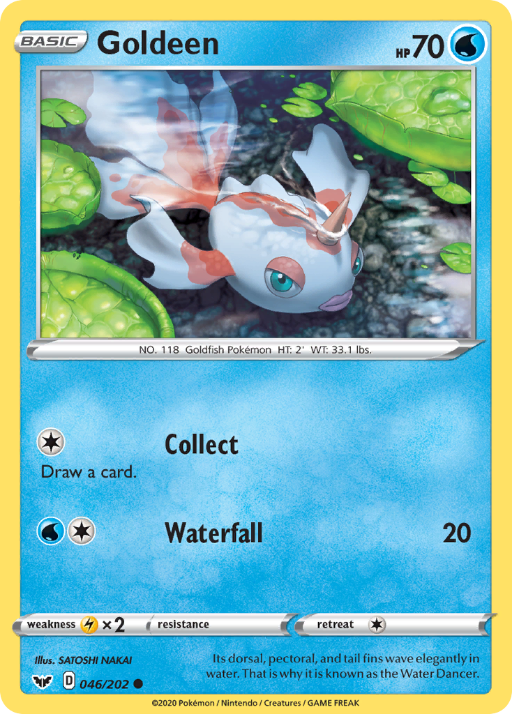 Goldeen (046/202) [Sword & Shield: Base Set] | Mega City Incorporated