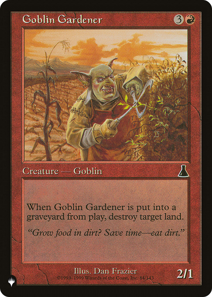 Goblin Gardener [The List] | Mega City Incorporated