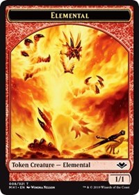 Elemental (008) // Construct (017) Double-Sided Token [Modern Horizons Tokens] | Mega City Incorporated