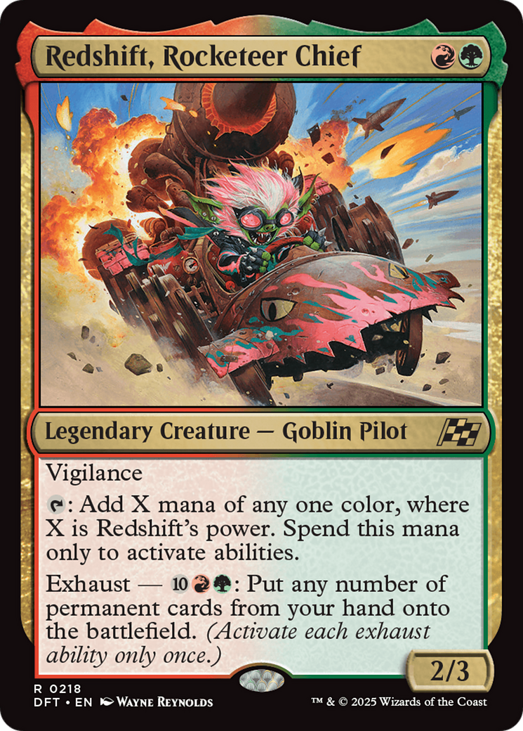 Redshift, Rocketeer Chief [Aetherdrift] | Mega City Incorporated
