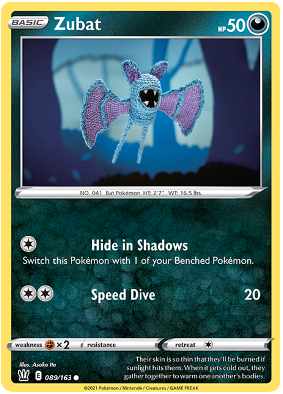 Zubat (089/163) [Sword & Shield: Battle Styles] | Mega City Incorporated