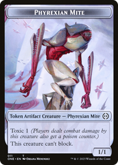 Phyrexian Mite (011) // Drone Double-Sided Token [Phyrexia: All Will Be One Tokens] | Mega City Incorporated