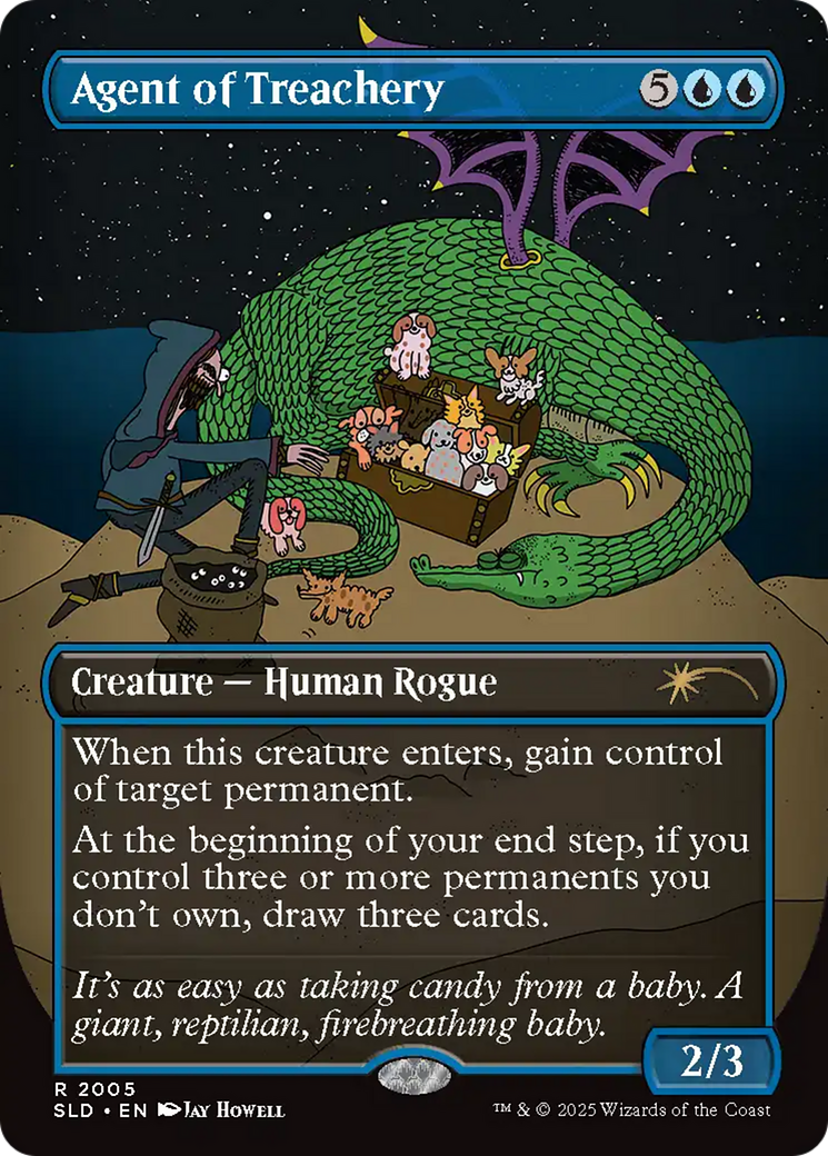 Agent of Treachery (Rainbow Foil) [Secret Lair Drop Series] | Mega City Incorporated