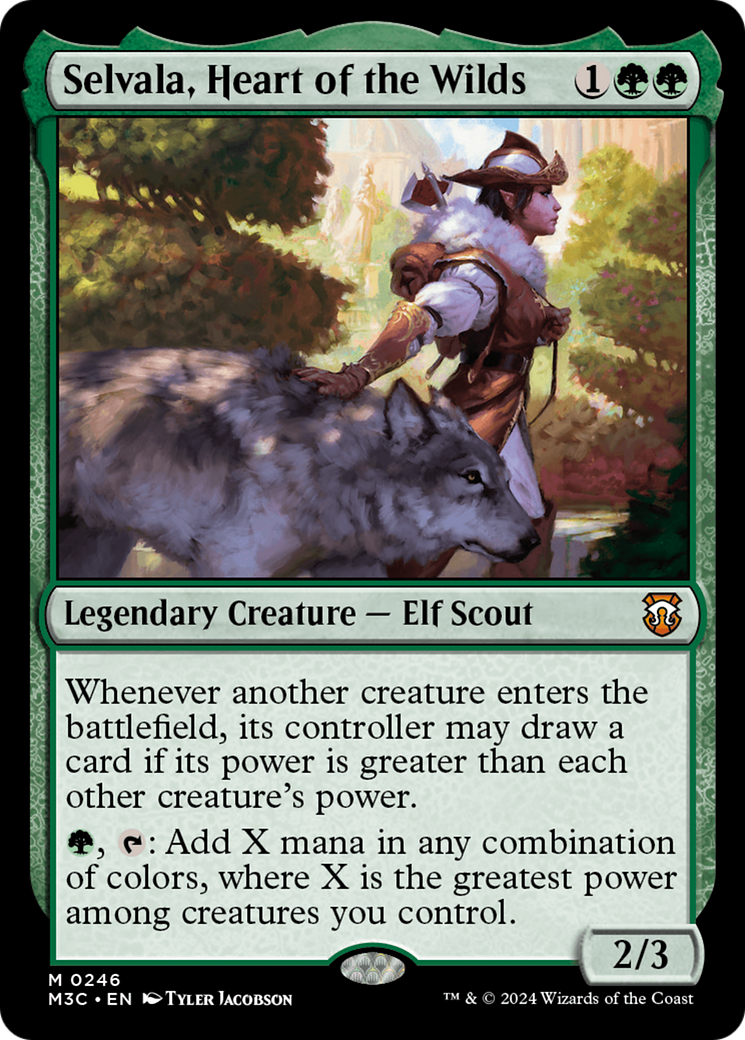 Selvala, Heart of the Wilds (Ripple Foil) [Modern Horizons 3 Commander] | Mega City Incorporated