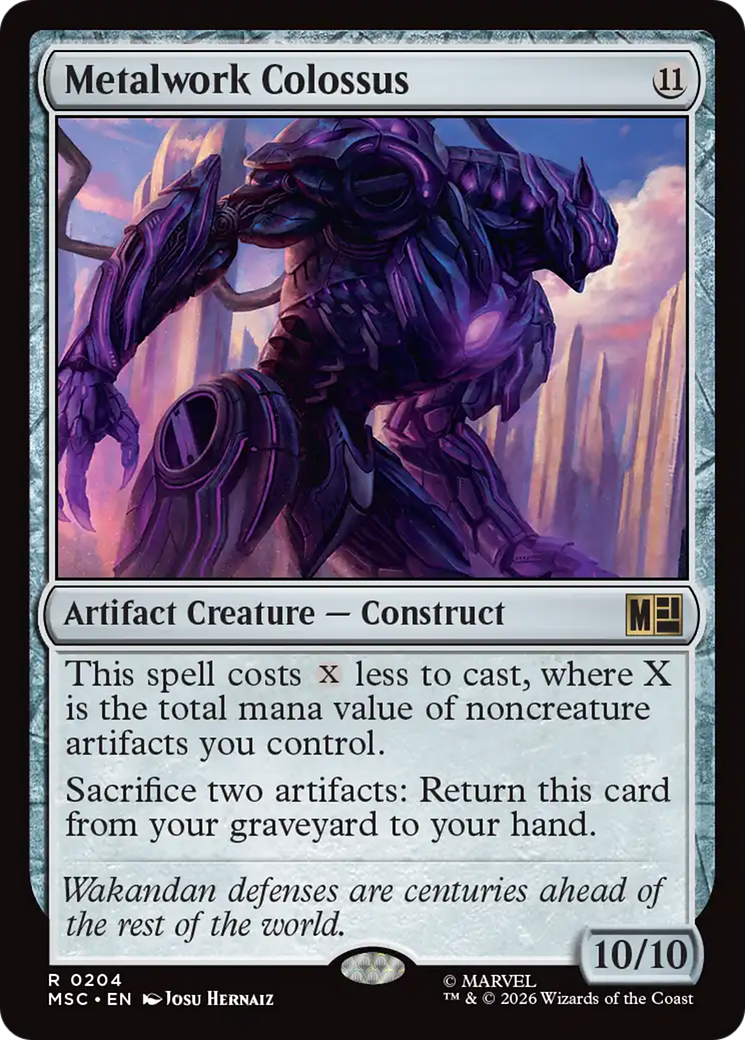 Metalwork Colossus (Surge Foil) [Marvel Super Heroes Commander] | Mega City Incorporated