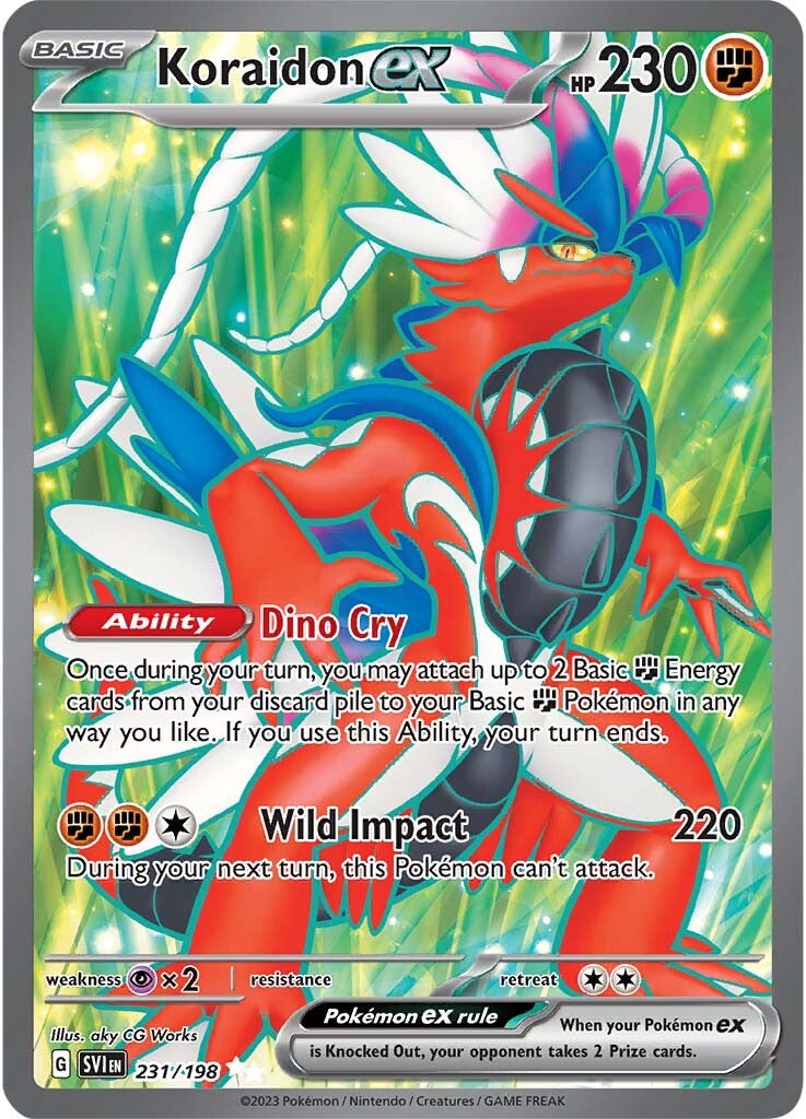 Koraidon ex (231/198) [Scarlet & Violet: Base Set] | Mega City Incorporated