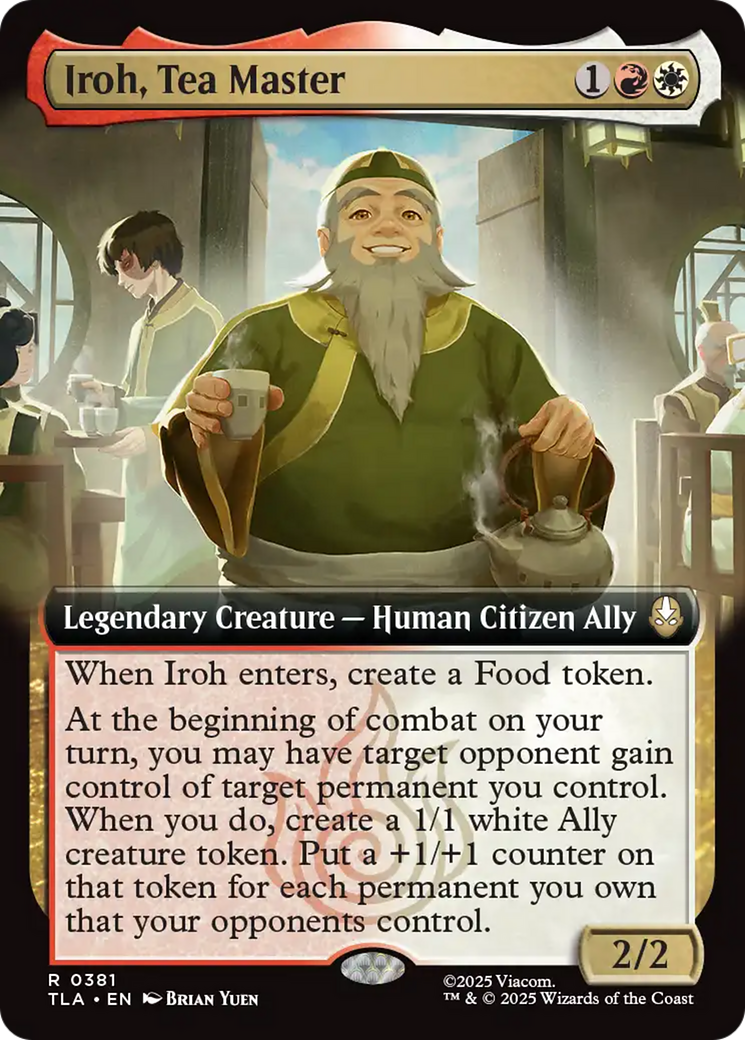 Iroh, Tea Master (Extended Art) [Avatar: The Last Airbender] | Mega City Incorporated