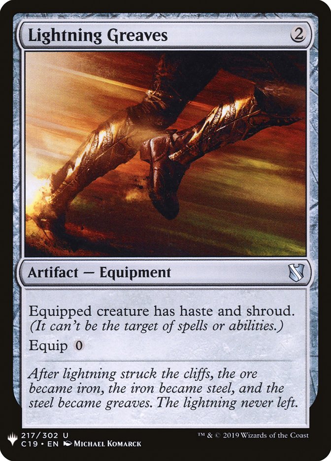 Lightning Greaves [Mystery Booster] | Mega City Incorporated