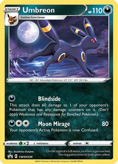 Umbreon (SWSH129) [Sword & Shield: Black Star Promos] | Mega City Incorporated