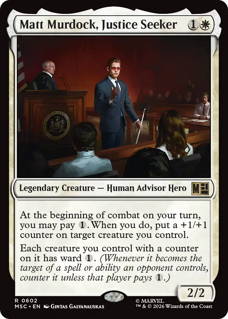Matt Murdock, Justice Seeker [Marvel Super Heroes Commander] | Mega City Incorporated