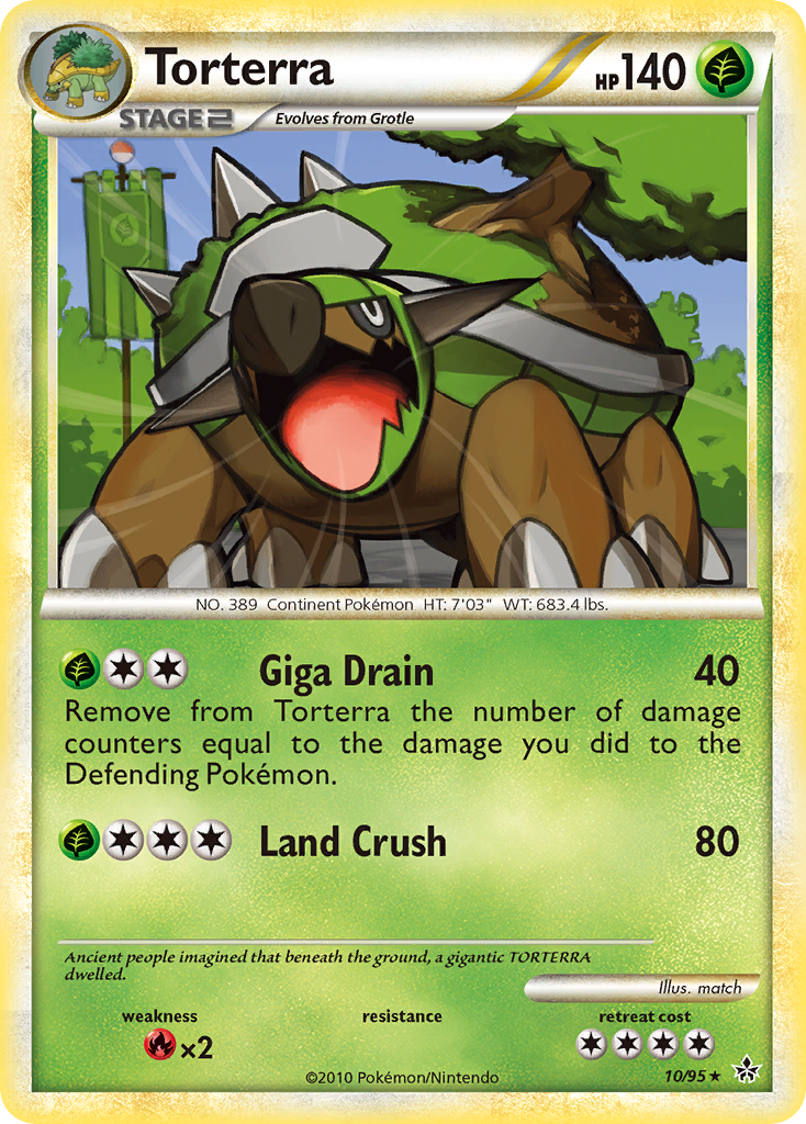 Torterra (10/95) [HeartGold & SoulSilver: Unleashed] | Mega City Incorporated