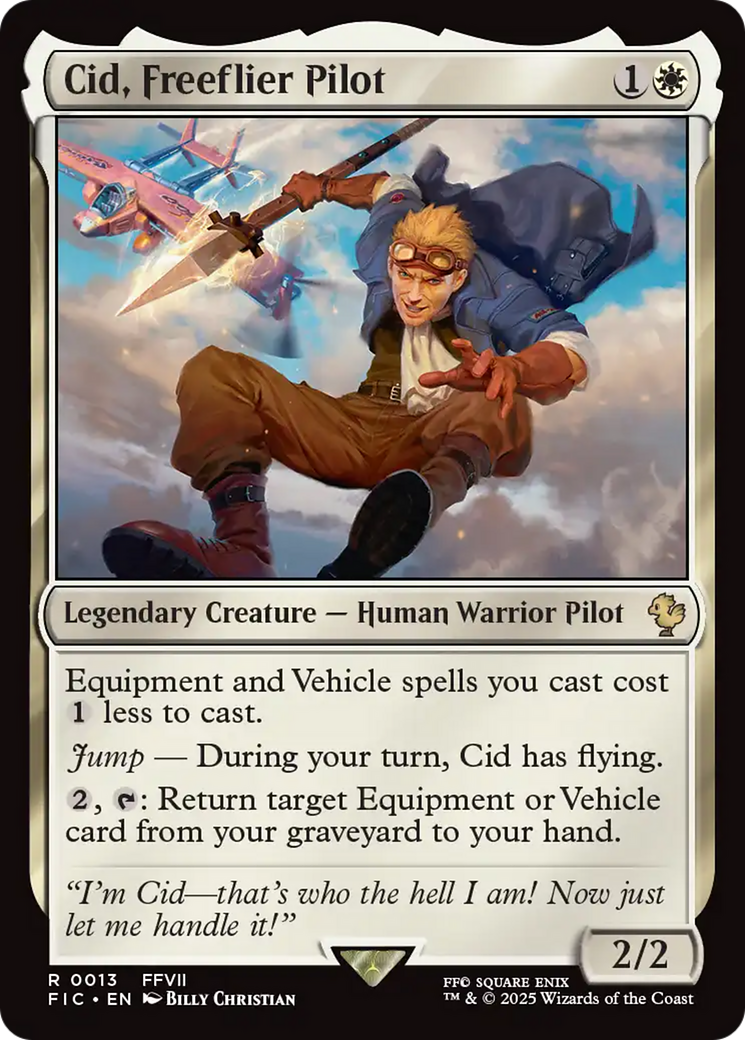 Cid, Freeflier Pilot [FINAL FANTASY Commander] | Mega City Incorporated