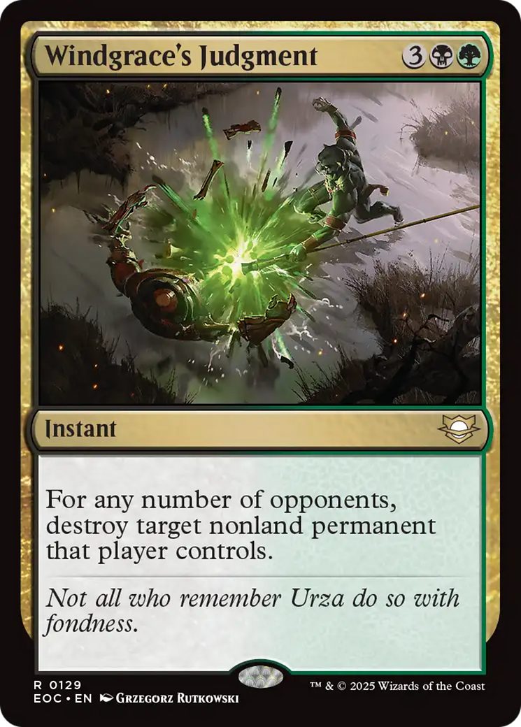 Windgrace's Judgment [Edge of Eternities Commander] | Mega City Incorporated