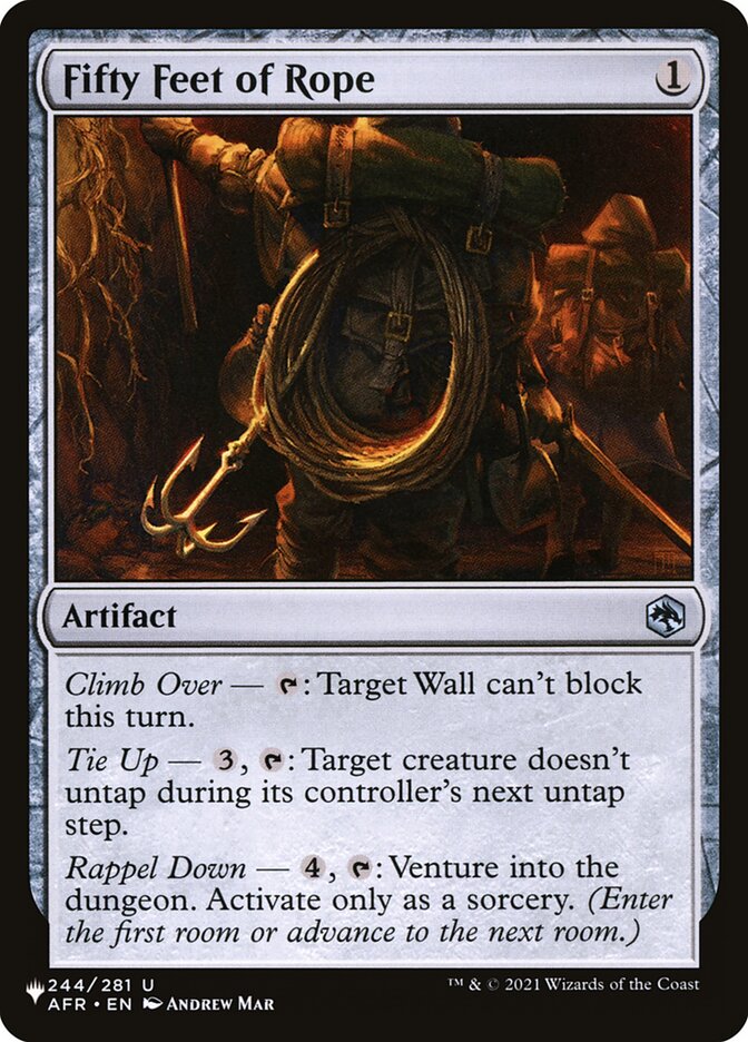 Fifty Feet of Rope [The List] | Mega City Incorporated