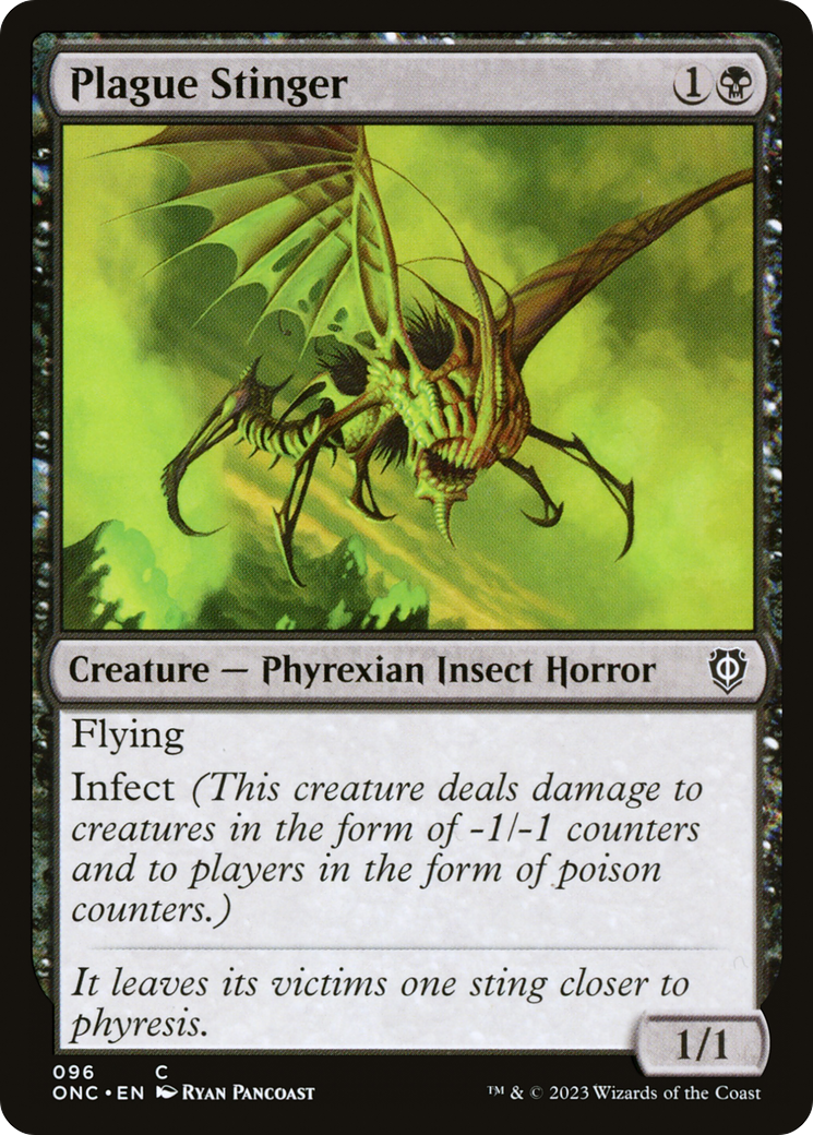 Plague Stinger [Phyrexia: All Will Be One Commander] | Mega City Incorporated