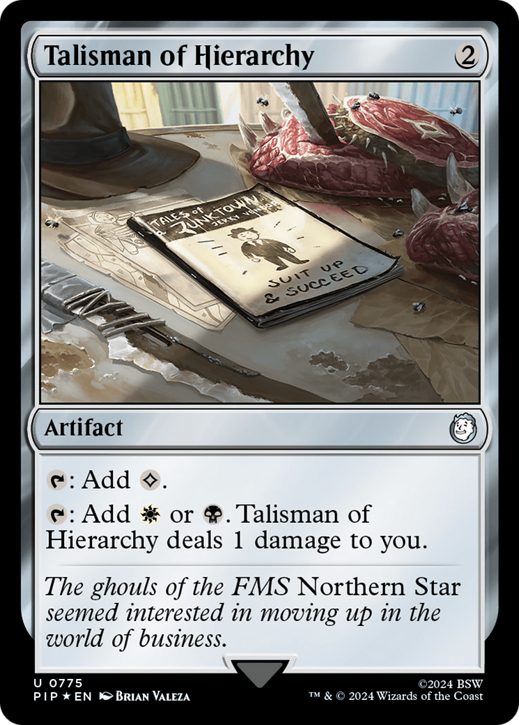 Talisman of Hierarchy (Surge Foil) [Fallout] | Mega City Incorporated