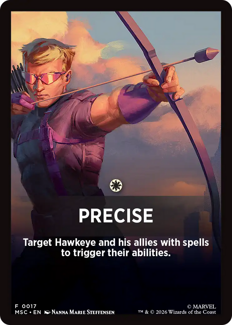 Precise Theme Card [Marvel Super Heroes Commander] | Mega City Incorporated